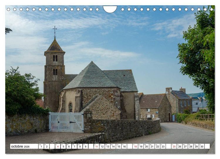 Produktbild: Normandie, la c&ocirc;te nord Cotentin (Calendrier mural 2026 DIN A4 vertical), CALVENDO calendrier mensuel