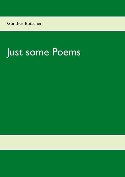 Produktbild: Just some Poems