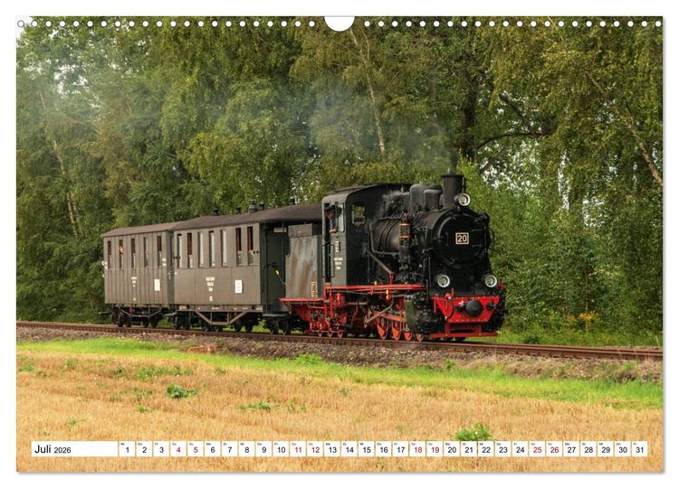 Produktbild: Mansfelder Bergwerksbahn (Wandkalender 2026 DIN A3 quer), CALVENDO Monatskalender