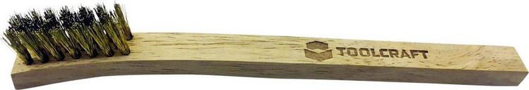 Produktbild: TOOLCRAFT Z&uuml;ndkerzenb&uuml;rste Holz, Messing 200mm 1St.