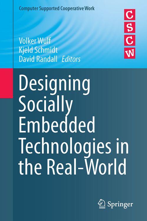 Produktbild: Designing Socially Embedded Technologies in the Real-World