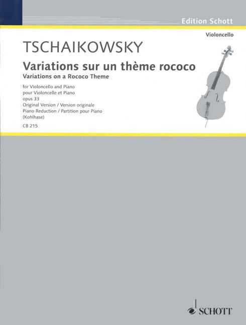 Produktbild: Tschaikowsky, P: Variations sur un th&egrave;me rococo