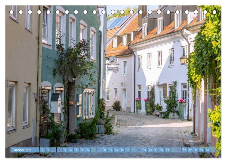 Produktbild: Herzogstadt Erding (Tischkalender 2026 DIN A5 quer), CALVENDO Monatskalender