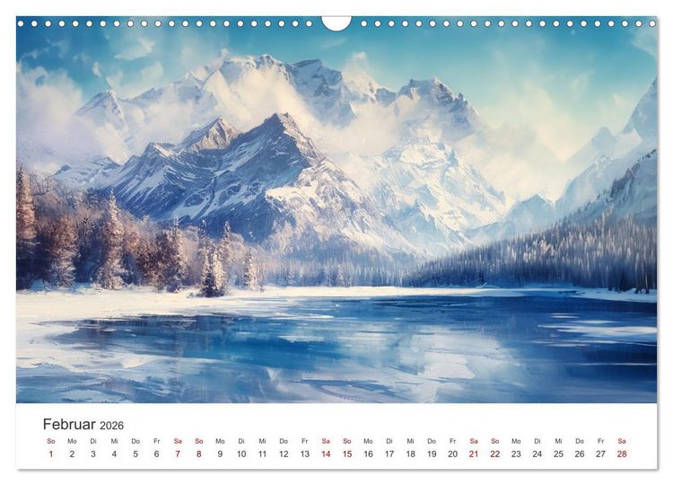Produktbild: Farben und Licht - Landschaftsmalerei im Jahreskreis (Wandkalender 2026 DIN A3 quer), CALVENDO Monatskalender