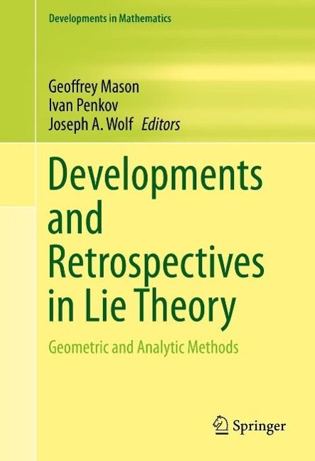 Produktbild: Developments and Retrospectives in Lie Theory