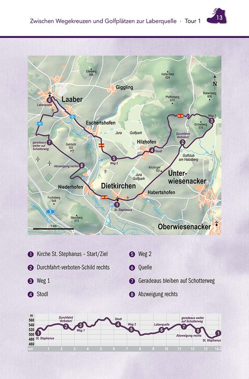 Produktbild: Wanderf&uuml;hrer Oberpf&auml;lzer Jura & Tal der Schwarzen Laber