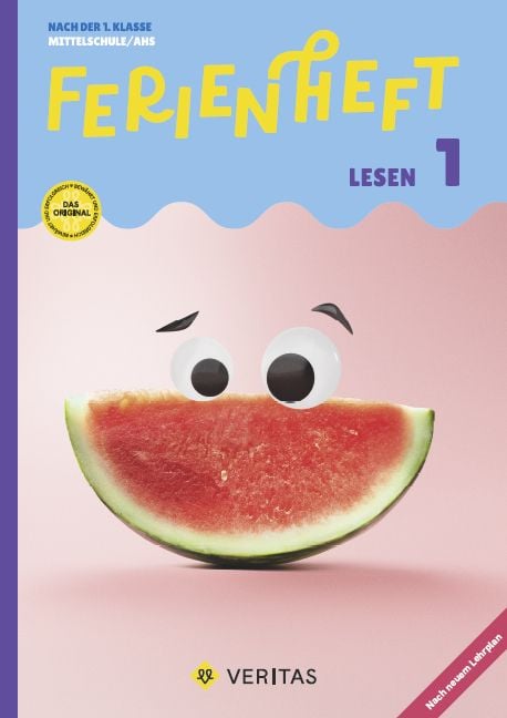 Produktbild: Ferienheft Lesen 1. Klasse MS/AHS. Lehrplan 2023