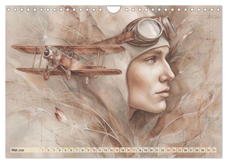 Produktbild: Freiheit hat Fl&uuml;gel (Wandkalender 2026 DIN A4 quer), CALVENDO Monatskalender