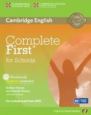 Produktbild: Thomas, A: Complete first for schools for Spanish speakers w