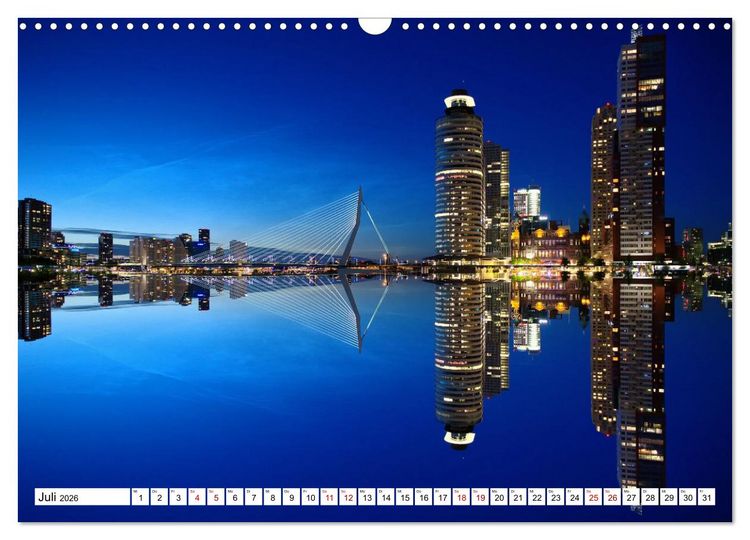 Produktbild: Skylines der sch&ouml;nsten Metropolen weltweit (Wandkalender 2026 DIN A3 quer), CALVENDO Monatskalender