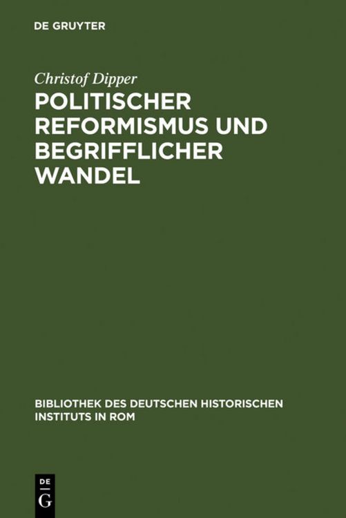 Produktbild: Politischer Reformismus und begrifflicher Wandel