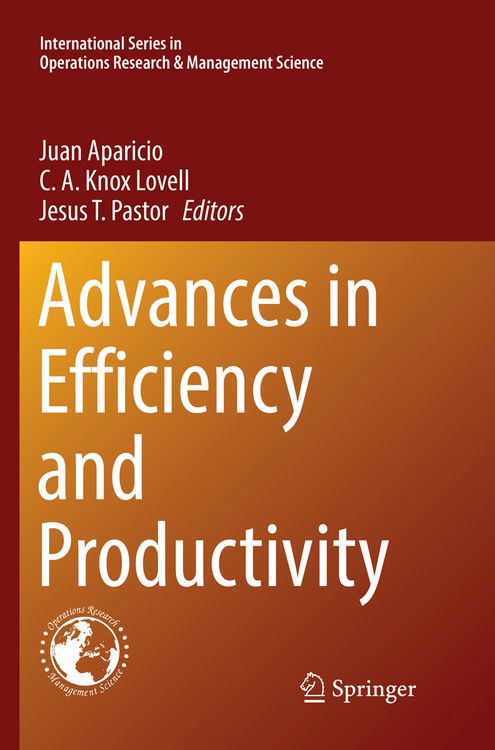 Produktbild: Advances in Efficiency and Productivity