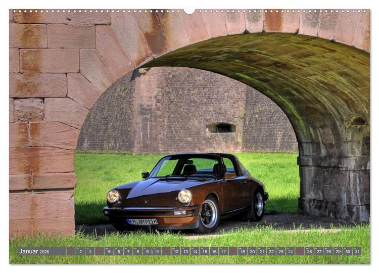 Produktbild: Porsche 911SC - zwei starke Typen (Wandkalender 2026 DIN A2 quer), CALVENDO Monatskalender
