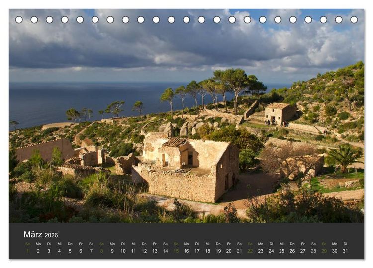 Produktbild: Mallorca - Jenseits vom Massentourismus (Tischkalender 2026 DIN A5 quer), CALVENDO Monatskalender