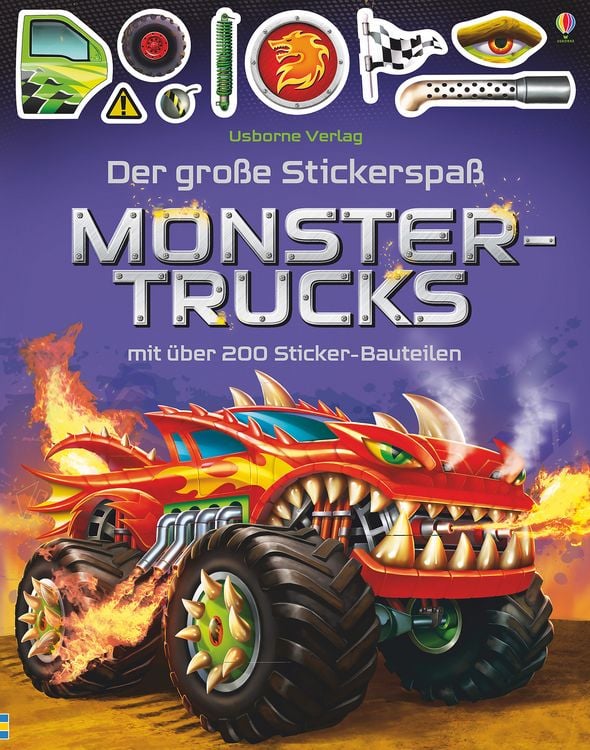 Produktbild: Der gro&szlig;e Stickerspa&szlig;: Monstertrucks