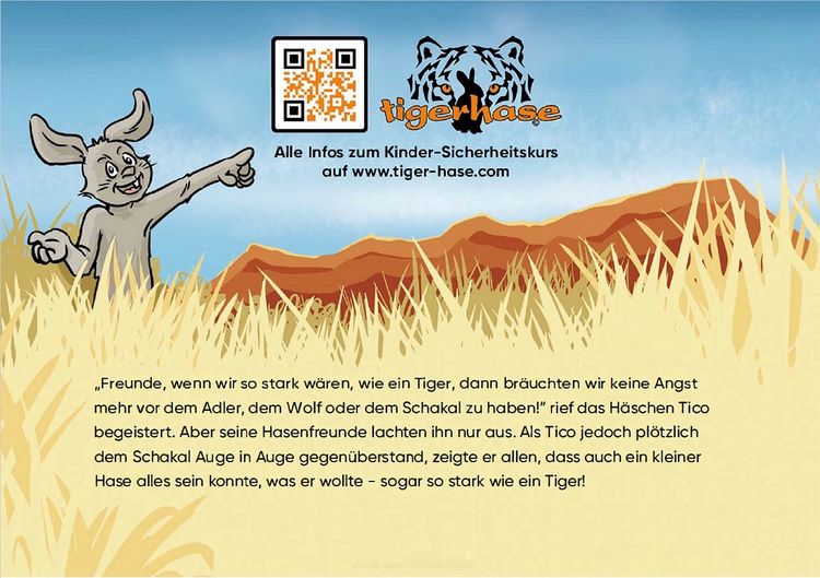 Produktbild: Tigerhase - Ein Kinderbuch &uuml;ber Freundschaft und Zusammenhalt.
