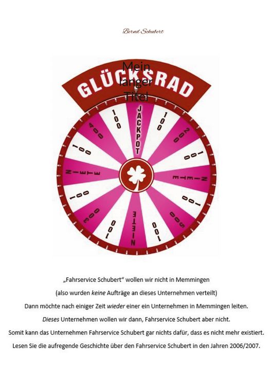Produktbild: Gl&uuml;cksrad