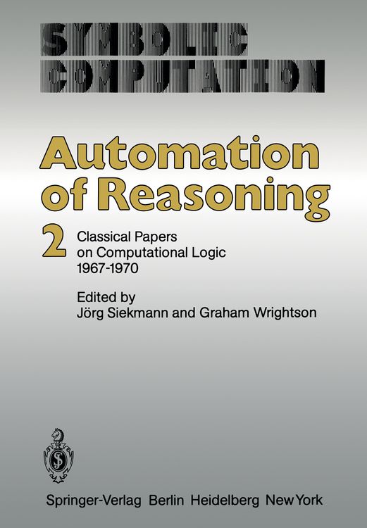 Produktbild: Automation of Reasoning