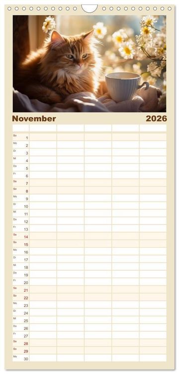 Produktbild: Familienplaner 2026 - Heute ist mein Tag mit 5 Spalten (Wandkalender, 21 x 45 cm) CALVENDO