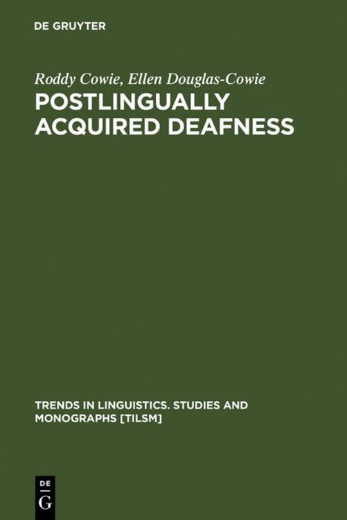 Produktbild: Postlingually Acquired Deafness