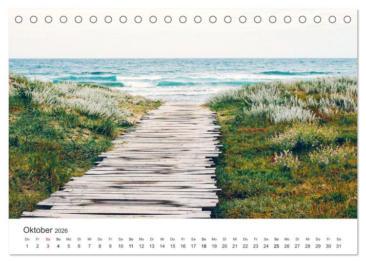 Produktbild: Weisheit - Der Weg ist das Ziel (Tischkalender 2026 DIN A5 quer), CALVENDO Monatskalender