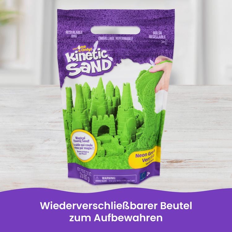 Produktbild: Kinetic Sand 907 g Beutel gr&uuml;n