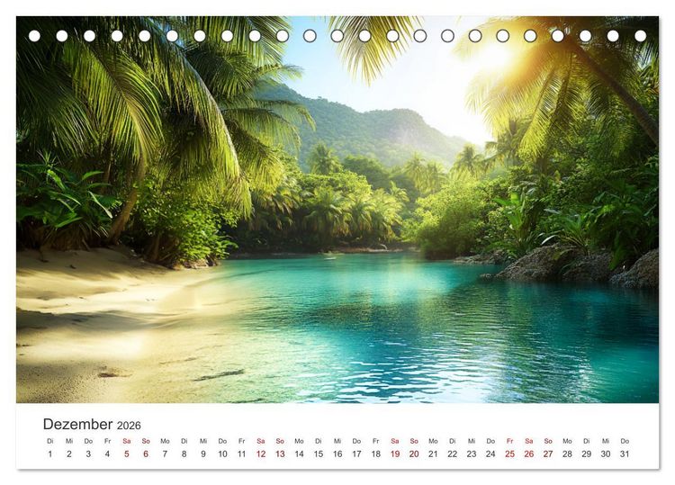 Produktbild: Die Seele des Dschungels - Eine Reise in tropische Wildnis (Tischkalender 2026 DIN A5 quer), CALVENDO Monatskalender