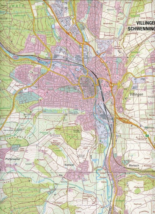 Produktbild: Villingen-Schwenningen West 1 : 25 000