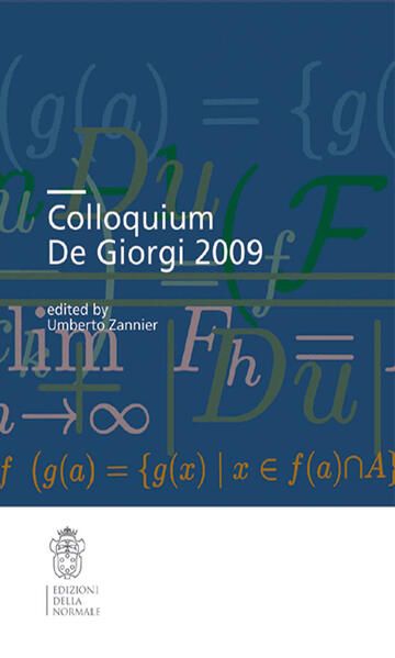 Produktbild: Colloquium De Giorgi 2009