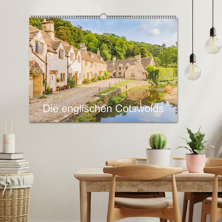 Produktbild: Die englischen Cotswolds (Wandkalender 2026 DIN A2 quer), CALVENDO Monatskalender