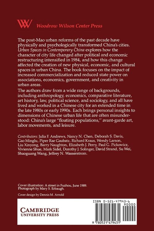 Produktbild: Urban Spaces in Contemporary China