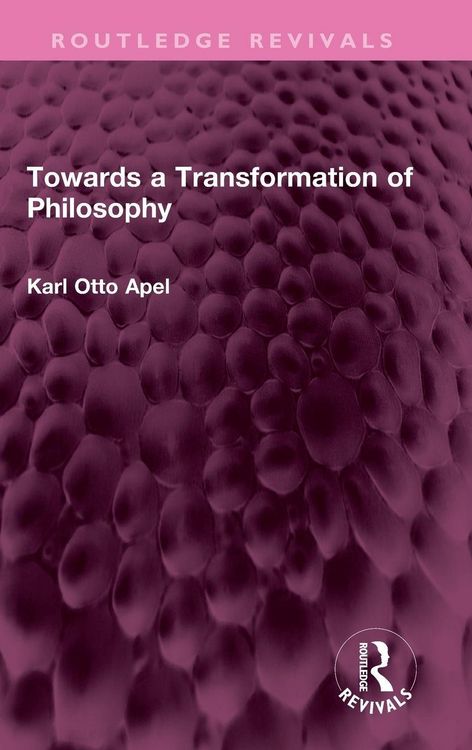 Produktbild: Towards a Transformation of Philosophy