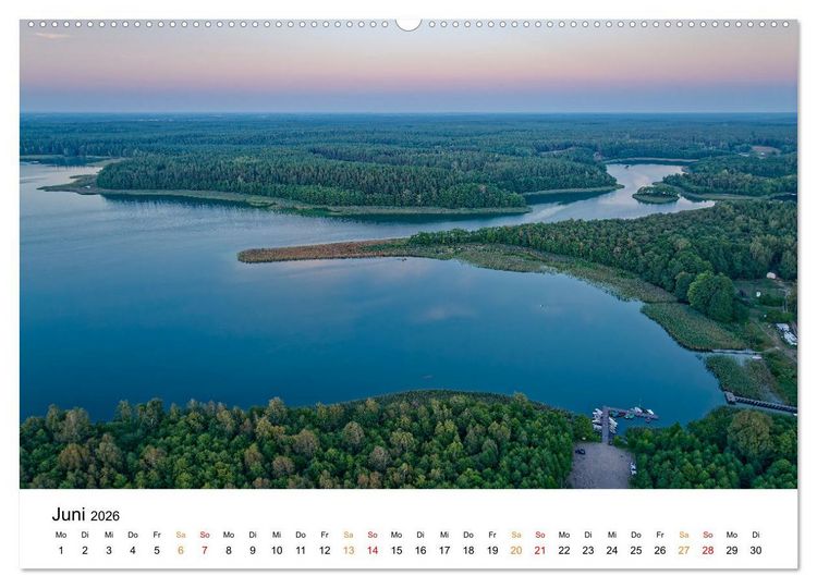 Produktbild: Naturparadies Polen (Wandkalender 2026 DIN A2 quer), CALVENDO Monatskalender