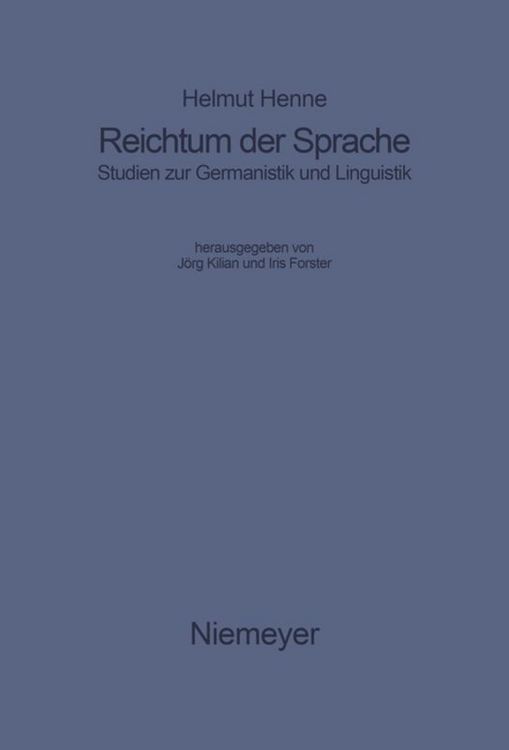 Produktbild: Reichtum der Sprache