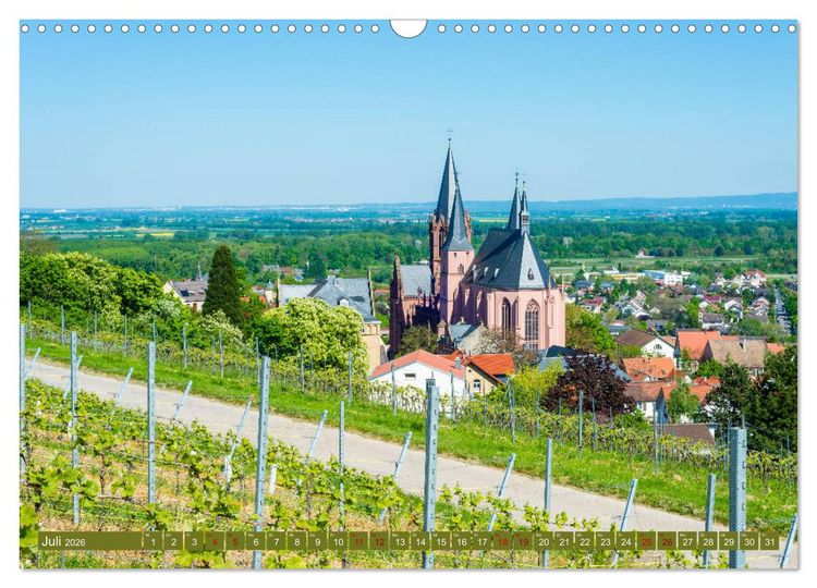 Produktbild: Rheinhessen-Impressionen (Wandkalender 2026 DIN A3 quer), CALVENDO Monatskalender