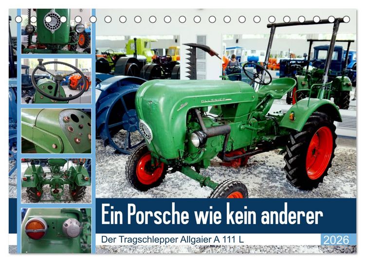 Produktbild: Ein Porsche wie kein anderer - Der Tragschlepper Allgaier A 111 L (Tischkalender 2026 DIN A5 quer), CALVENDO Monatskalender