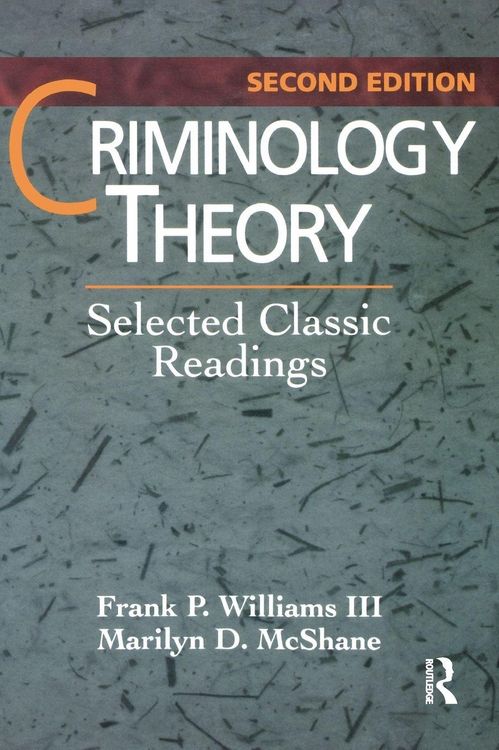 Produktbild: Criminology Theory