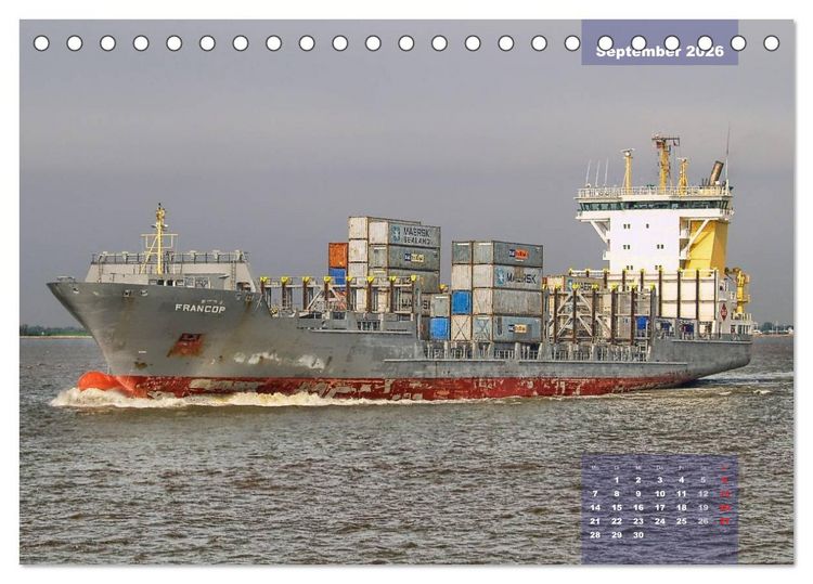 Produktbild: Faszination Seefahrt (Tischkalender 2026 DIN A5 quer), CALVENDO Monatskalender