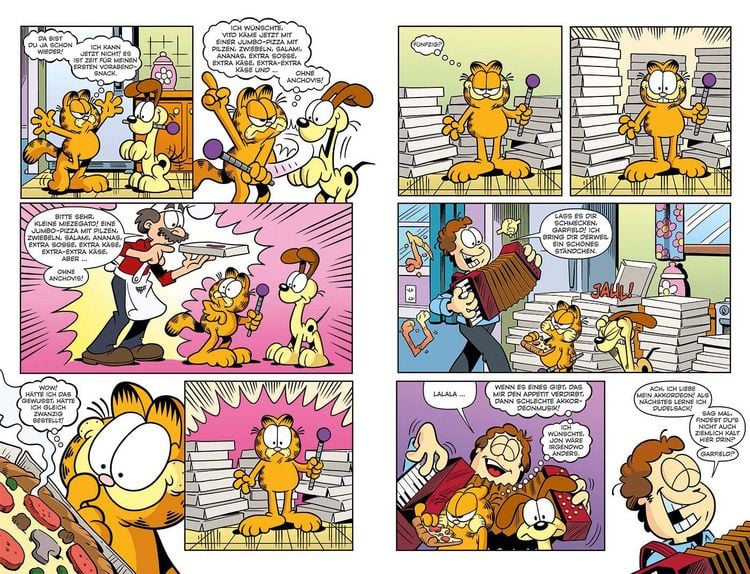 Produktbild: Lesefutter - Vollfarbige Garfield Comic-Geschichten