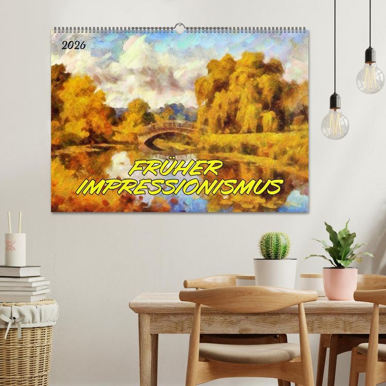 Produktbild: Fr&uuml;her Impressionismus (Wandkalender 2026 DIN A2 quer), CALVENDO Monatskalender