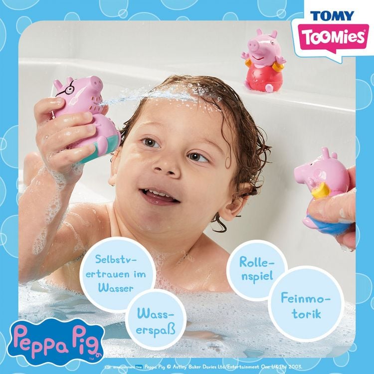 Produktbild: Peppa Wutz Badespritzer (3er Set)