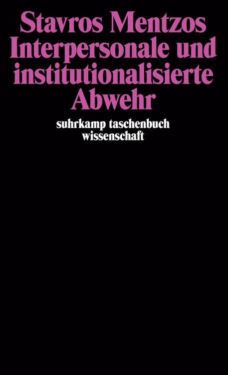 Produktbild: Interpersonale und institutionalisierte Abwehr