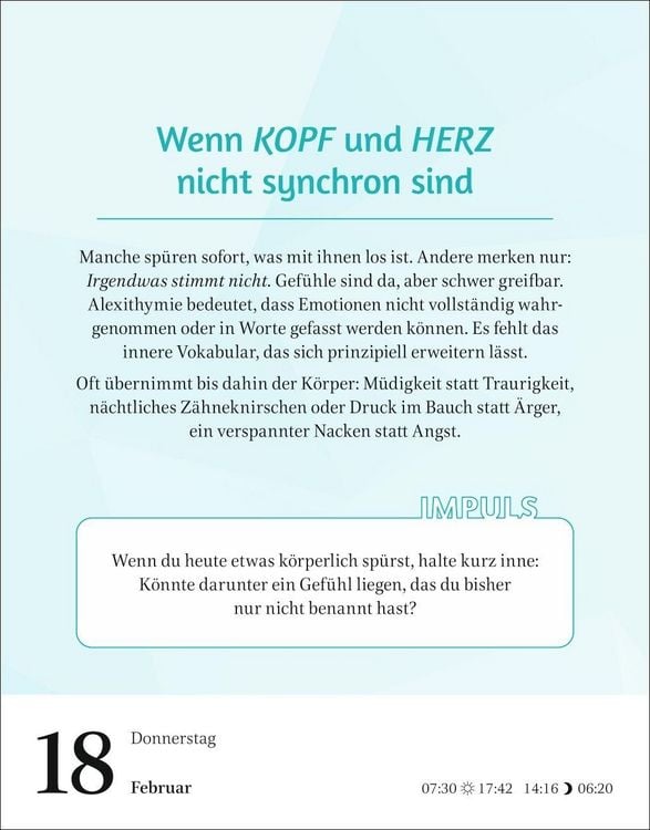 Produktbild: Der Psychologie-Kalender Tagesabrei&szlig;kalender 2027 - Endlich wissen, wie wir ticken