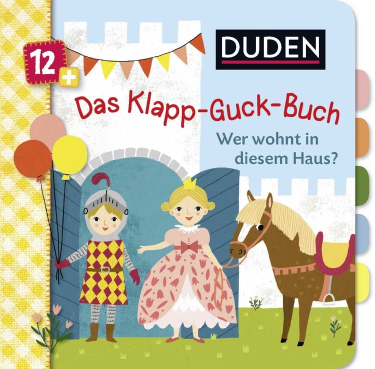Produktbild: Duden 12+: Das Klapp-Guck-Buch: Wer wohnt in diesem Haus?