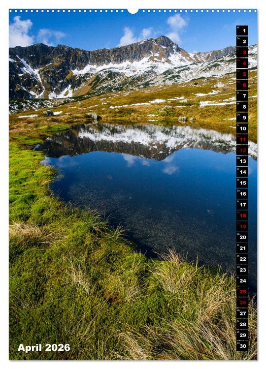 Produktbild: Impressionen aus der Tatra (Wandkalender 2026 DIN A2 hoch), CALVENDO Monatskalender