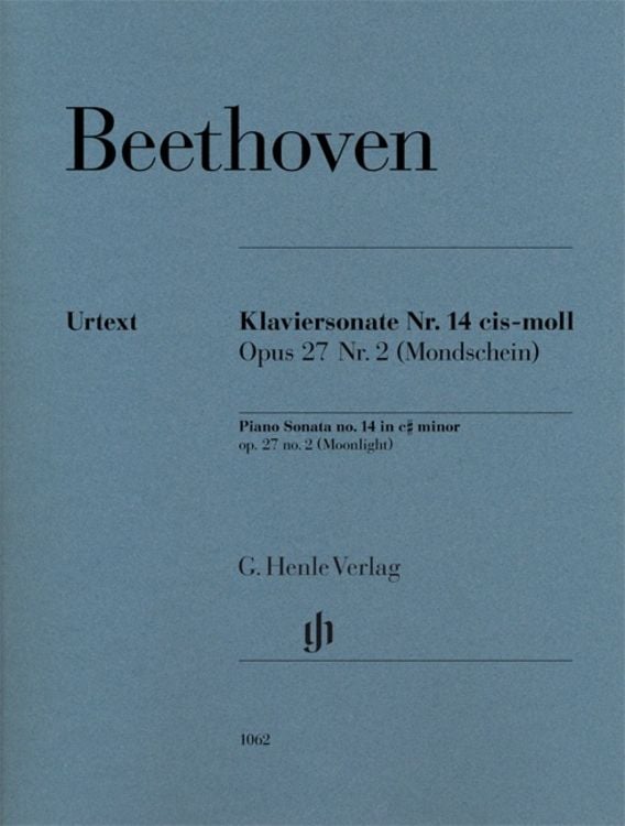 Bild vom Artikel Ludwig van Beethoven - Klaviersonate Nr. 14 cis-moll op. 27 Nr. 2 (Mondscheinsonate) vom Autor Ludwig van Beethoven