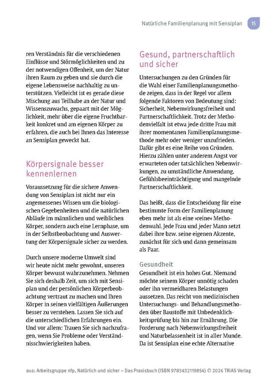 Produktbild: Nat&uuml;rlich und sicher - Das Praxisbuch