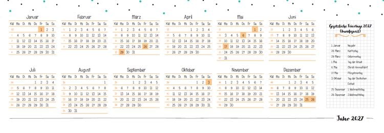 Produktbild: Der Kita-Tischkalender 2027/28