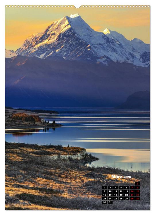 Produktbild: Neuseeland, Inseln der Tr&auml;ume (Wandkalender 2026 DIN A2 hoch), CALVENDO Monatskalender