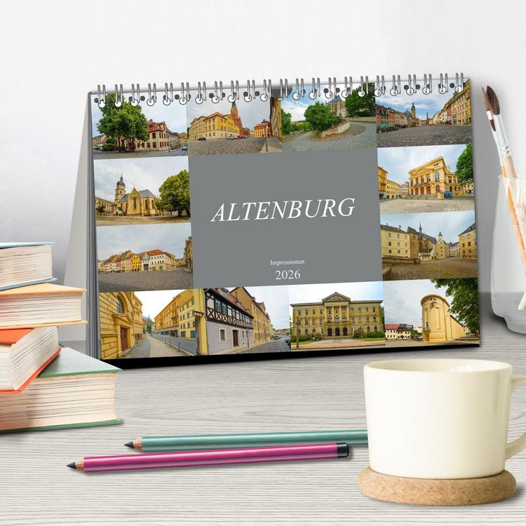 Produktbild: Altenburg Impressionen (Tischkalender 2026 DIN A5 quer), CALVENDO Monatskalender